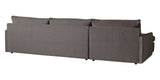 Plush Fabric Bark | Camden Sarah Sectional w/Chaise | Valley Ridge Furniture