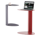 Pepper Aluminum & Pepper Steel | BDI Bink End Table | Valley Ridge Furniture