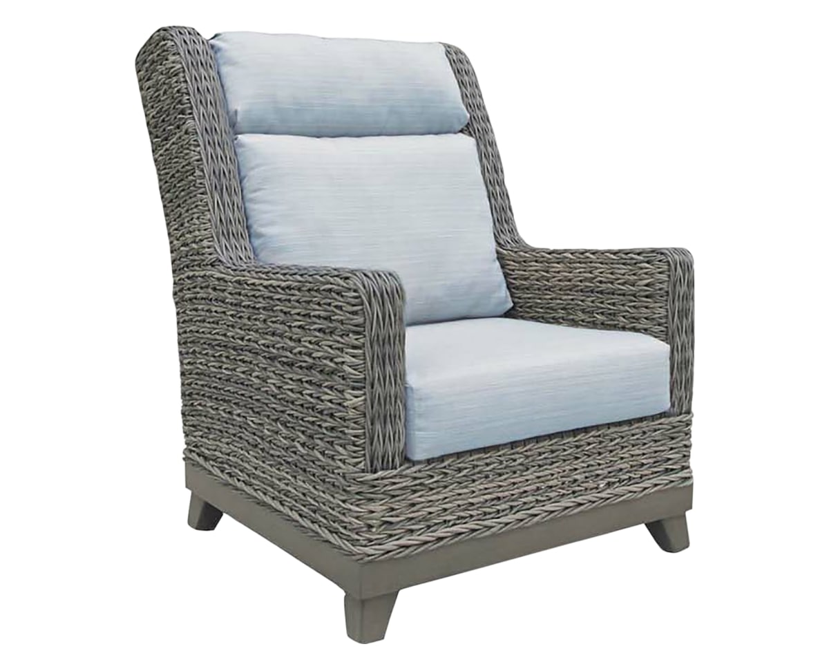 High Back Wing Chair | Ratana Boston Collection | Valley Ridge Furniture