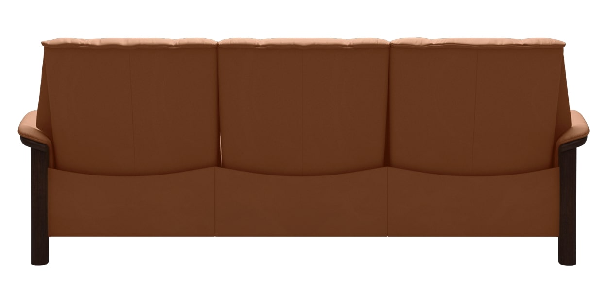 Paloma Leather New Cognac and Brown Base | Stressless Buckingham Low Back Sofa | Valley Ridge Furniture
