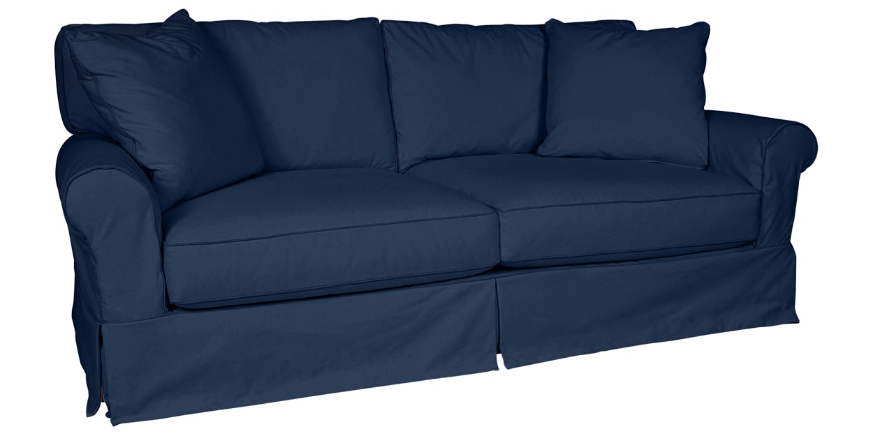 Petry Fabric Denim | Lee Industries C7117 Sofa | Valley Ridge Furniture