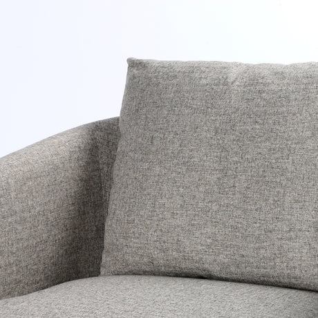 Orly Natural Fabric with Black Oak | Copeland Chair | Valley Ridge Furniture