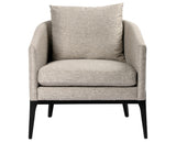 Orly Natural Fabric with Black Oak | Copeland Chair | Valley Ridge Furniture