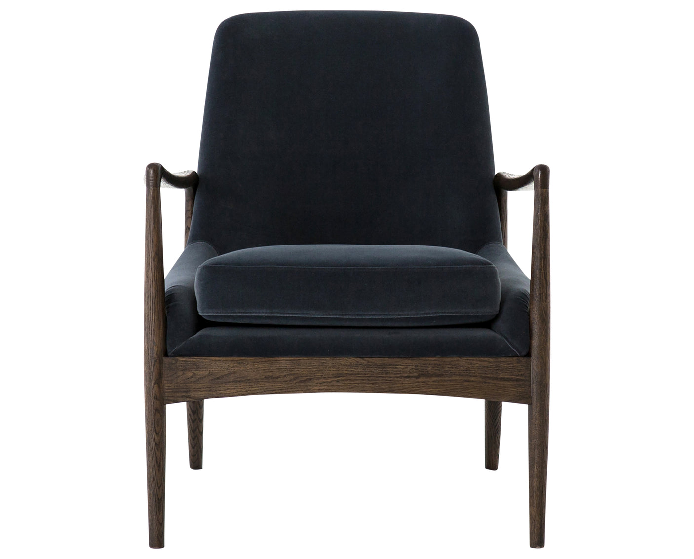 Modern Velvet Shadow Fabric with Warm Nettlewood | Braden Chair | Valley Ridge Furniture