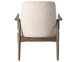 Light Camel Fabric with Warm Nettlewood | Braden Chair | Valley Ridge Furniture