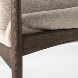 Light Camel Fabric with Warm Nettlewood | Braden Chair | Valley Ridge Furniture