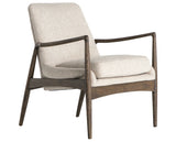 Light Camel Fabric with Warm Nettlewood | Braden Chair | Valley Ridge Furniture