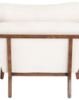 Camargue Cream Fabric with Pecan Birch | Dash Chair | Valley Ridge Furniture