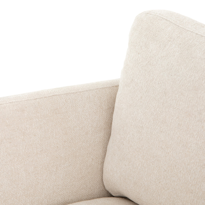 Camargue Cream Fabric with Pecan Birch | Dash Chair | Valley Ridge Furniture