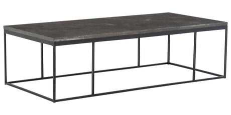 Bluestone with Gunmetal Iron | Harlow Small Coffee Table | Valley Ridge Furniture