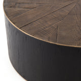 Ebony & Bright Brass | Perry Coffee Table | Valley Ridge Furniture