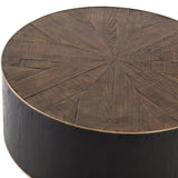 Ebony & Bright Brass | Perry Coffee Table | Valley Ridge Furniture