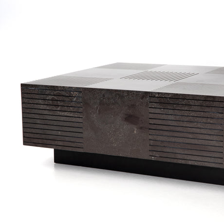 Bluestone with Jet Black Oak | Masera Rectangular Coffee Table | Valley Ridge Furniture