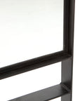 Mirror with Waxed Black Iron | Chelsea Floor Mirror | Valley Ridge Furniture