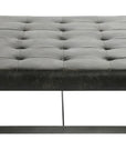Rialto Ebony Leather with Waxed Black Iron | Lindy Coffee Table | Valley Ridge Furniture