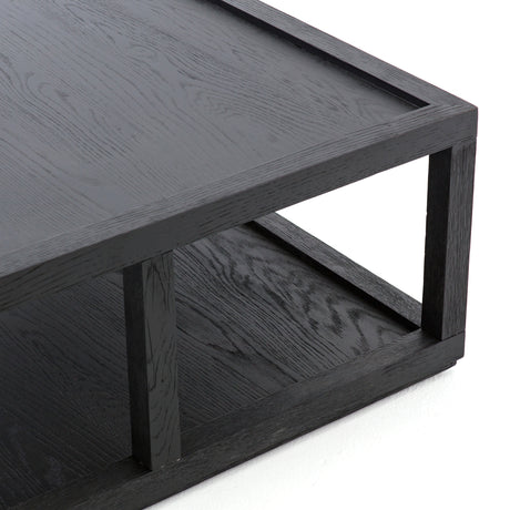 Drifted Black Oak | Charley Coffee Table | Valley Ridge Furniture
