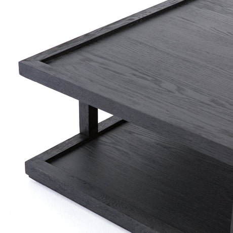 Drifted Black Oak | Charley Coffee Table | Valley Ridge Furniture