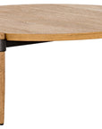 Smoked Drift Oak with Waxed Black Iron | Holmes Coffee Table | Valley Ridge Furniture