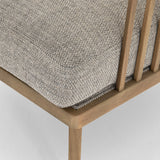 Thames Coal Fabric with Natural Parawood | Ariel Chair | Valley Ridge Furniture