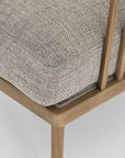 Thames Coal Fabric with Natural Parawood | Ariel Chair | Valley Ridge Furniture