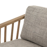 Thames Coal Fabric with Natural Parawood | Ariel Chair | Valley Ridge Furniture