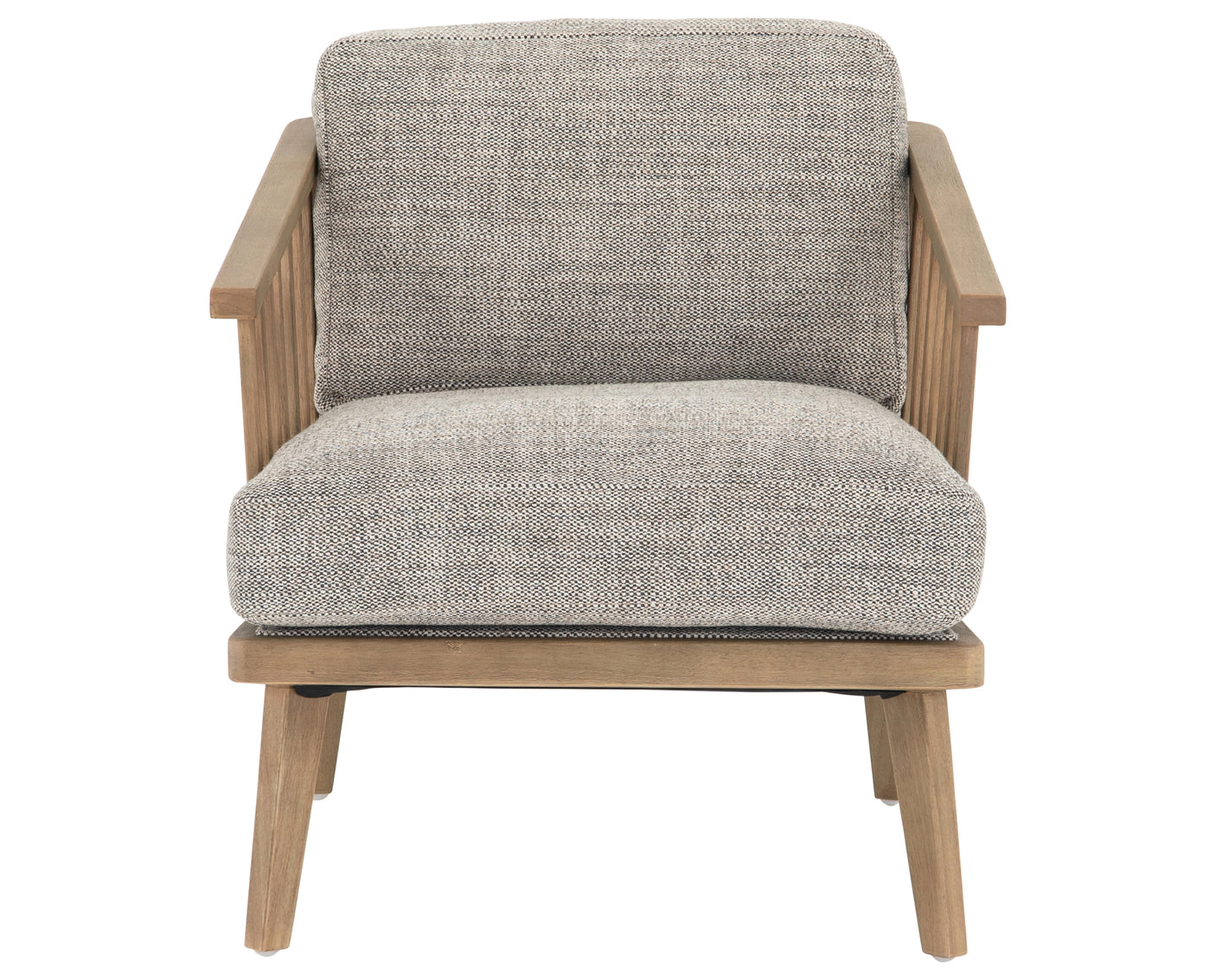 Thames Coal Fabric with Natural Parawood | Ariel Chair | Valley Ridge Furniture