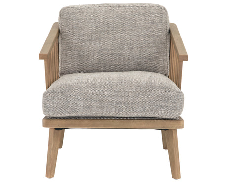 Thames Coal Fabric with Natural Parawood | Ariel Chair | Valley Ridge Furniture