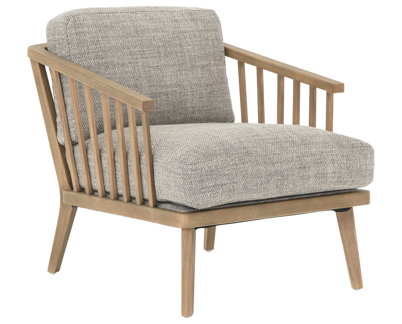 Thames Coal Fabric with Natural Parawood | Ariel Chair | Valley Ridge Furniture