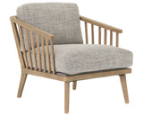 Thames Coal Fabric with Natural Parawood | Ariel Chair | Valley Ridge Furniture