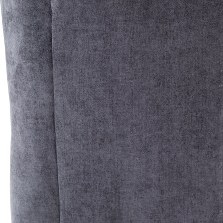 Charcoal Worn Velvet Fabric with Almond Parawood | Clermont Chair | Valley Ridge Furniture