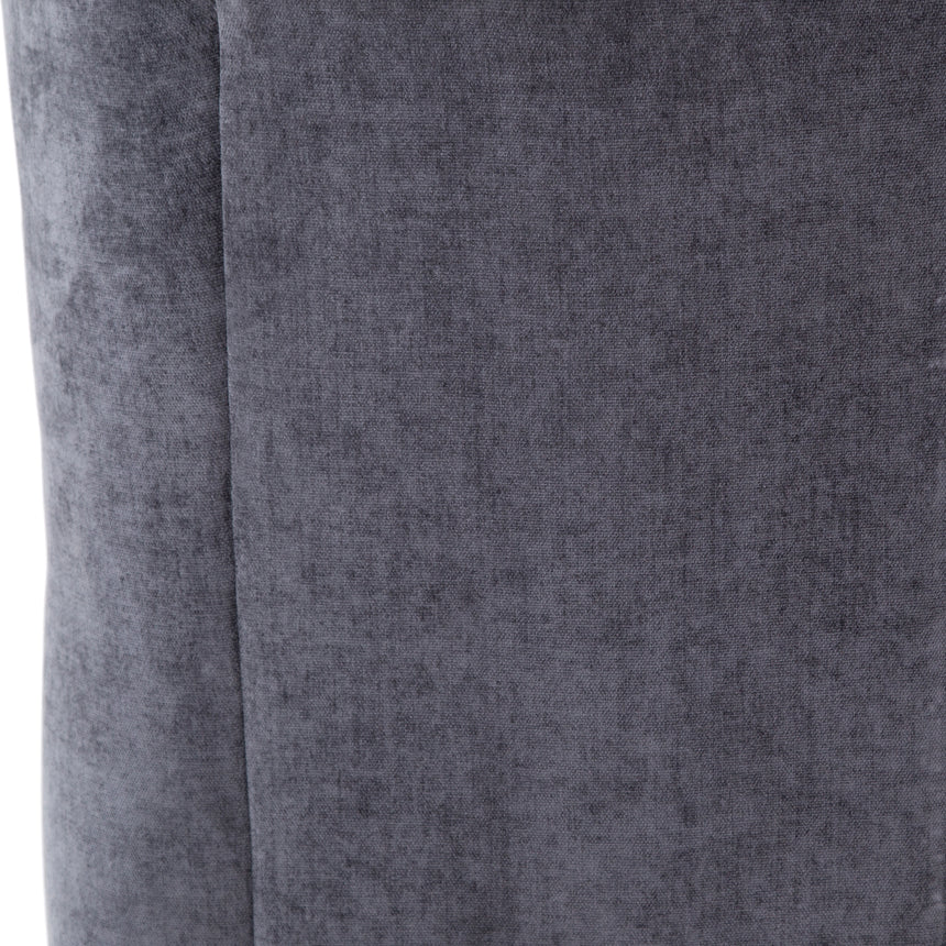 Charcoal Worn Velvet Fabric with Almond Parawood | Clermont Chair | Valley Ridge Furniture