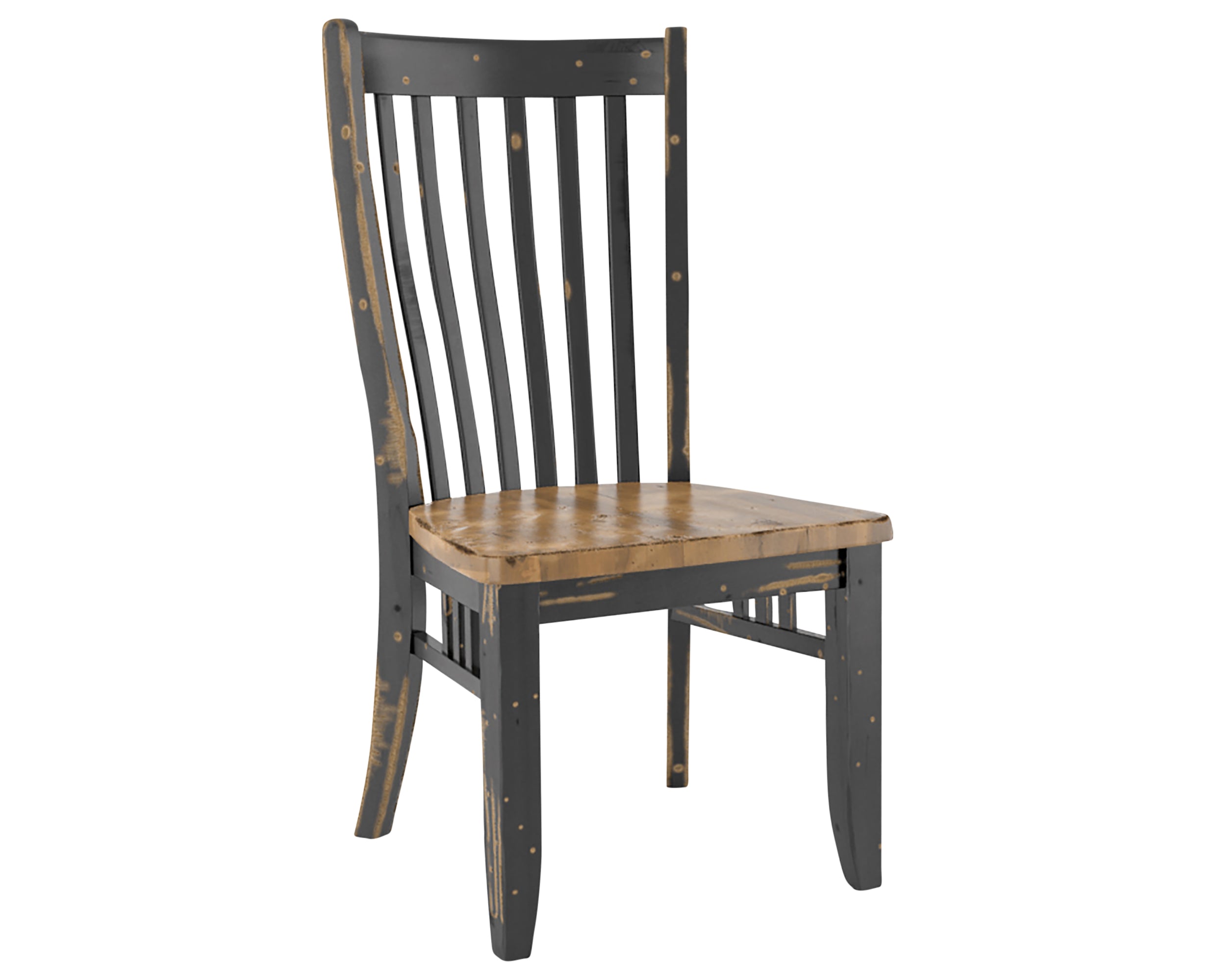 Black &amp; Oak Washed | Canadel Champlain Dining Chair 0119 | Valley Ridge Furniture