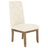Oak Washed and Quilted Fabric TW | Canadel Champlain Dining Chair 0138 | Valley Ridge Furniture