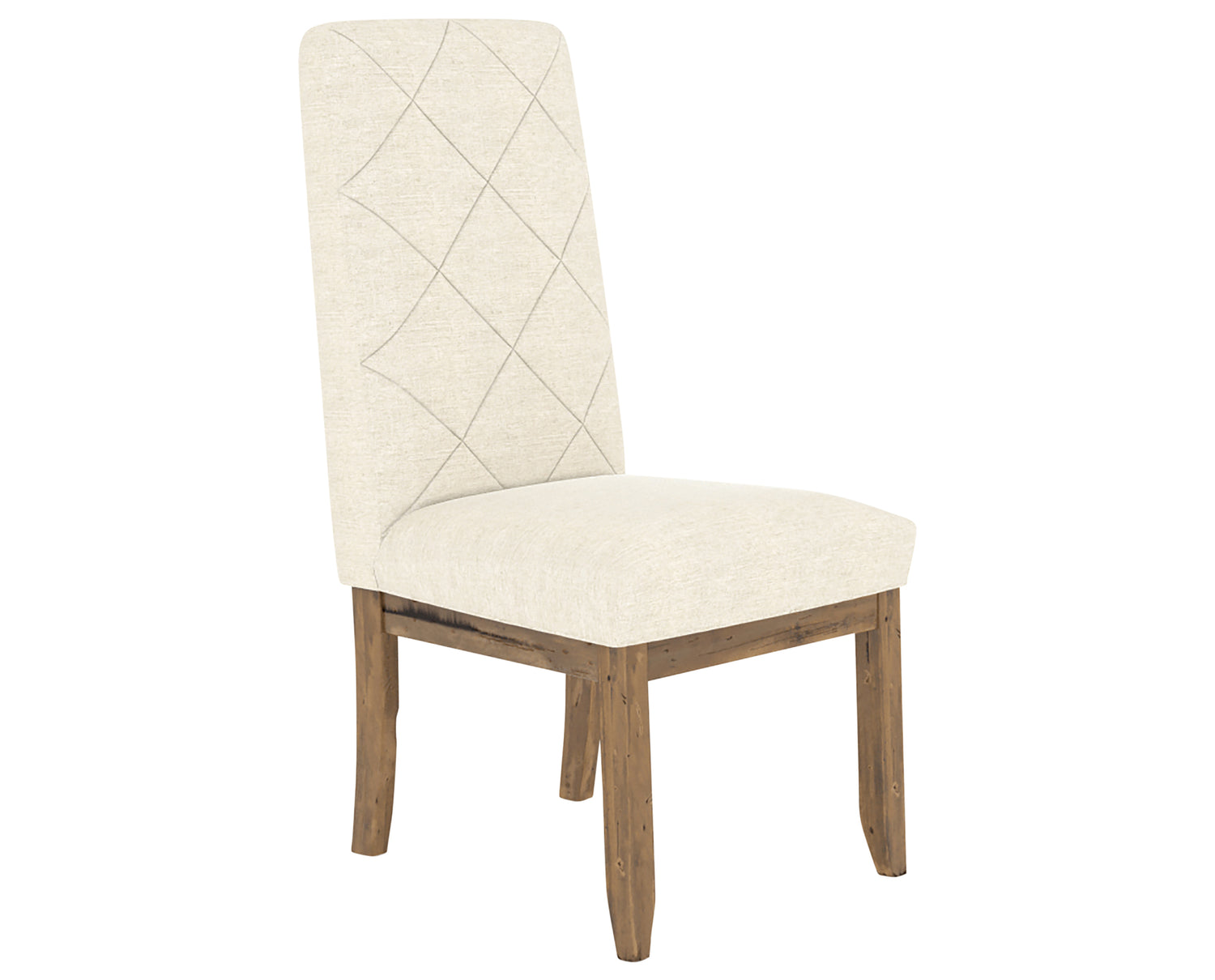 Oak Washed & Quilted Fabric TW | Canadel Champlain Dining Chair 0138 | Valley Ridge Furniture