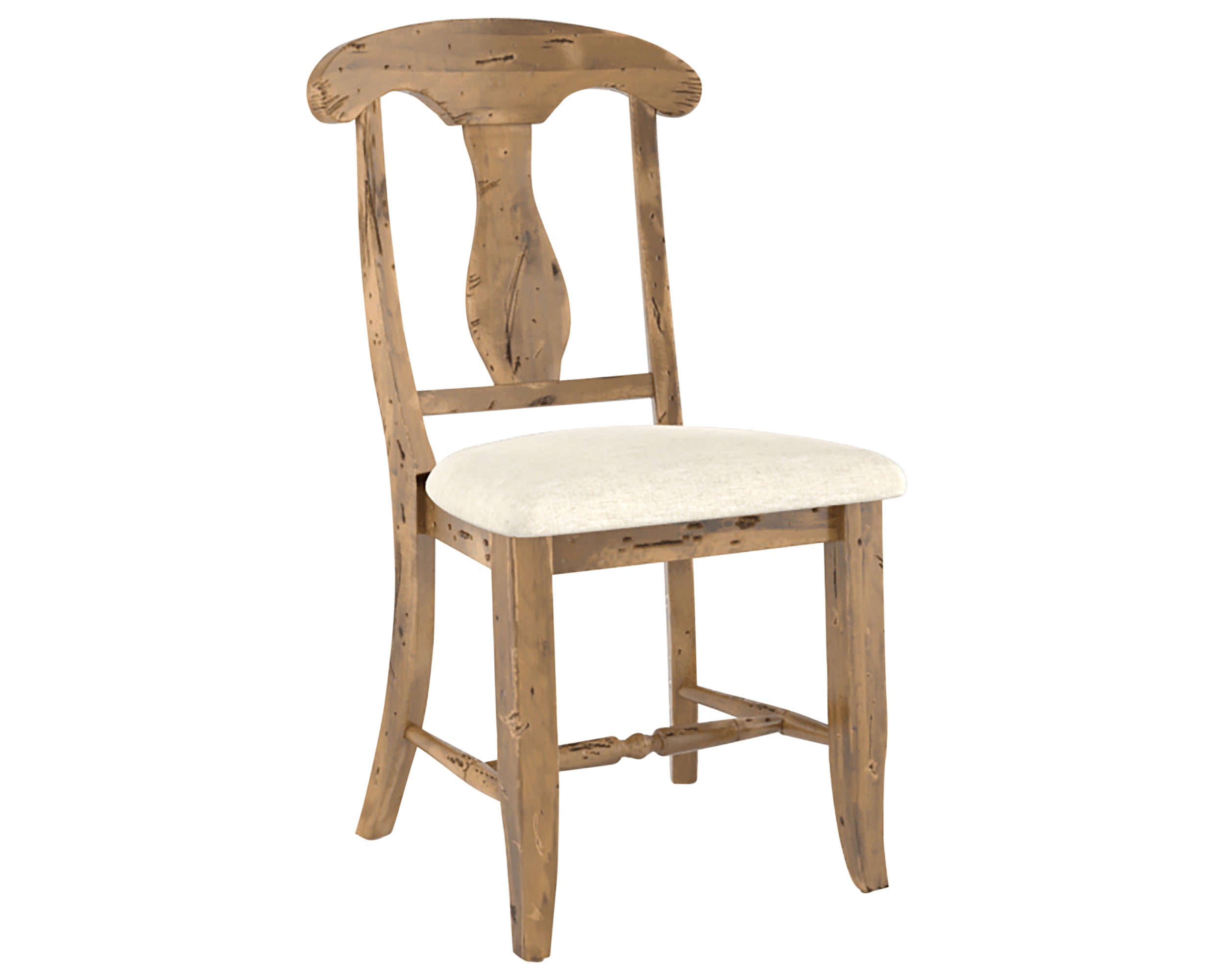Oak Washed and Fabric TW | Canadel Champlain Dining Chair 0600 | Valley Ridge Furniture