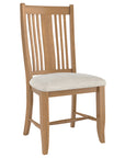 Honey Washed and Fabric TB | Canadel Core Dining Chair 2250 | Valley Ridge Furniture