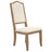 Oak Washed and Fabric TW | Canadel Champlain Dining Chair 315 | Valley Ridge Furniture