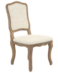 Oak Washed and Fabric TW with Antique Brass Nails | Canadel Champlain Dining Chair 316 | Valley Ridge Furniture