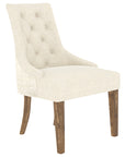 Oak Washed and Fabric TW | Canadel Champlain Dining Chair 318 | Valley Ridge Furniture