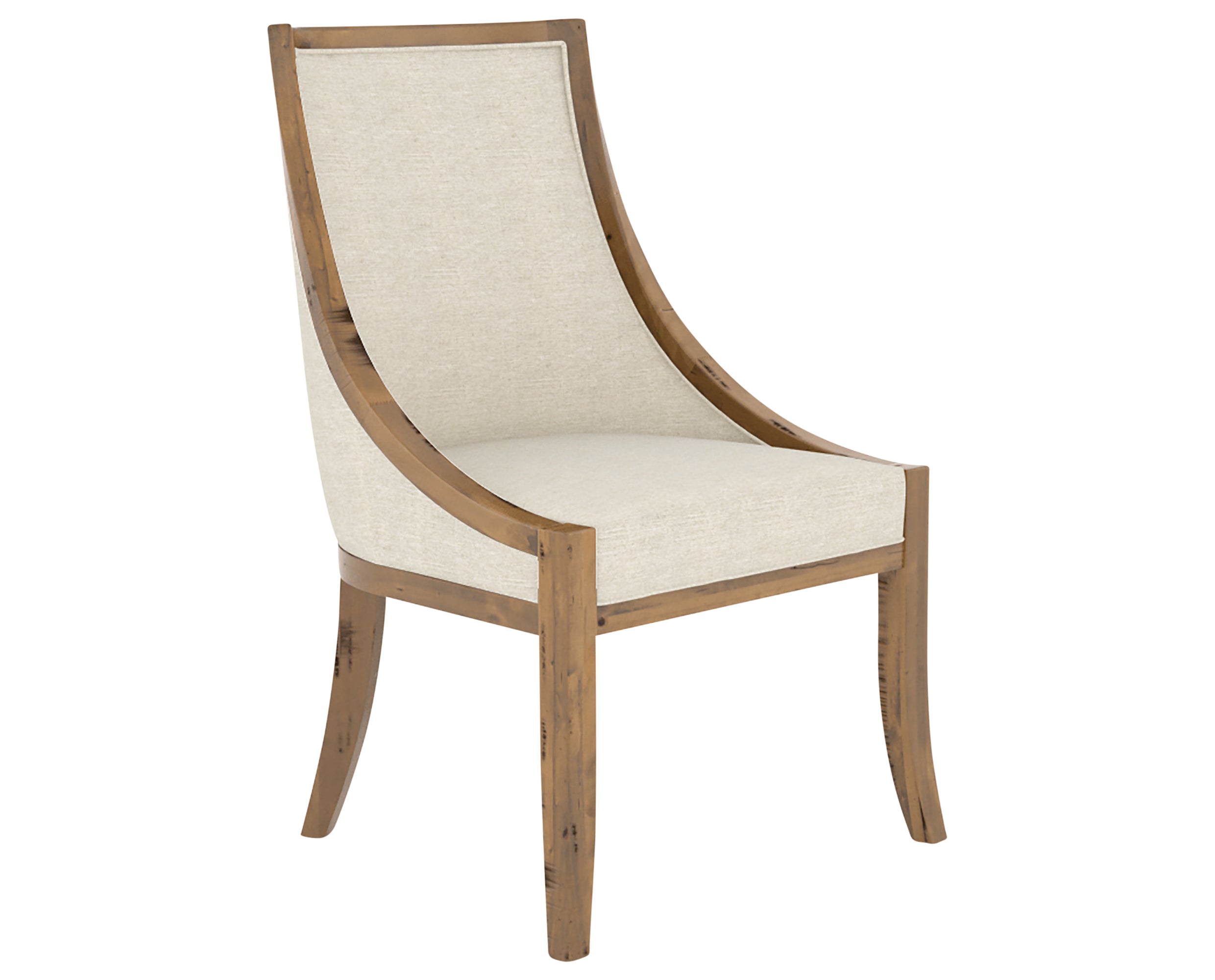 Oak Washed and Fabric TW | Canadel Champlain Dining Chair 319 | Valley Ridge Furniture