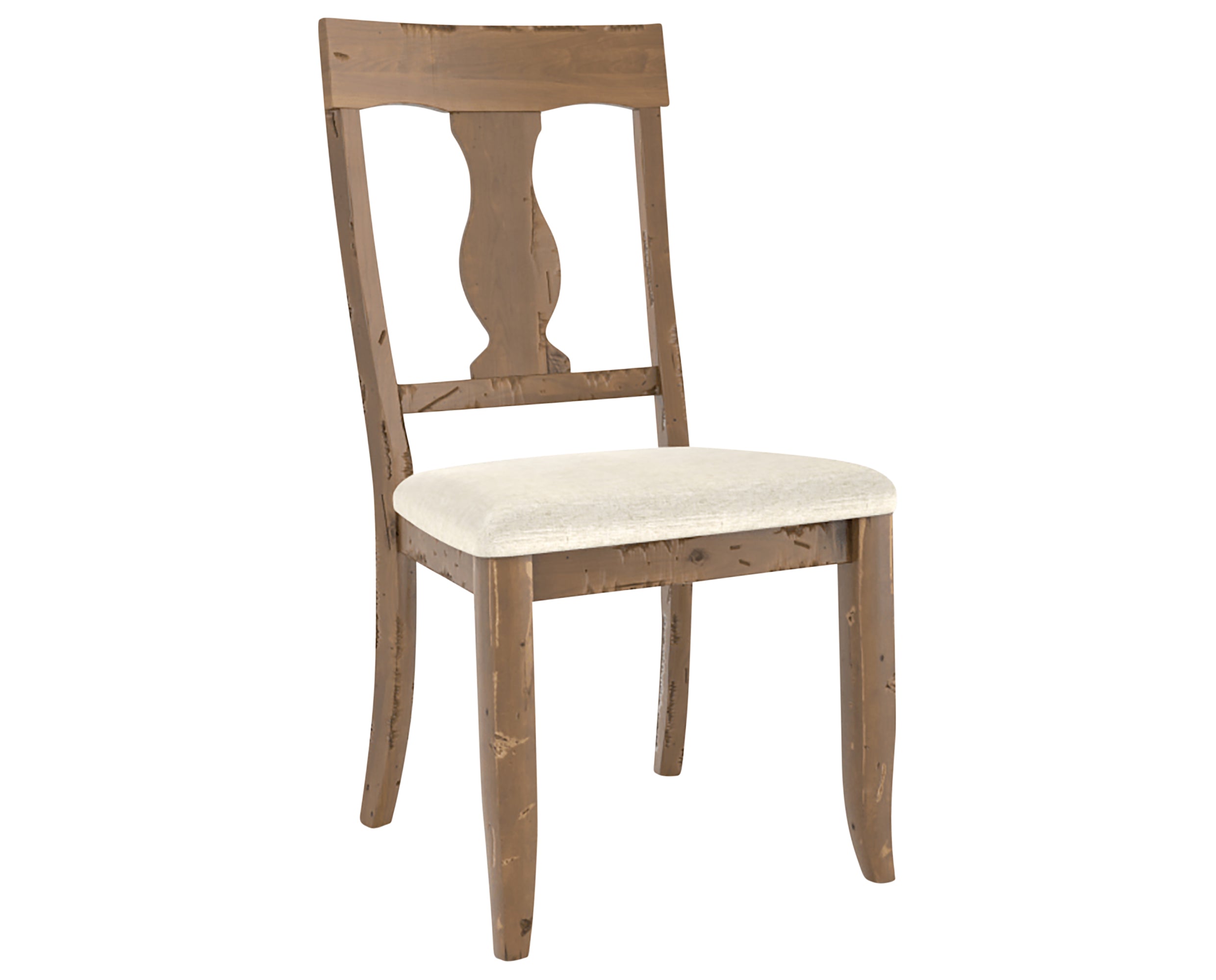 Oak Washed and Fabric TW | Canadel Champlain Dining Chair 5077 | Valley Ridge Furniture