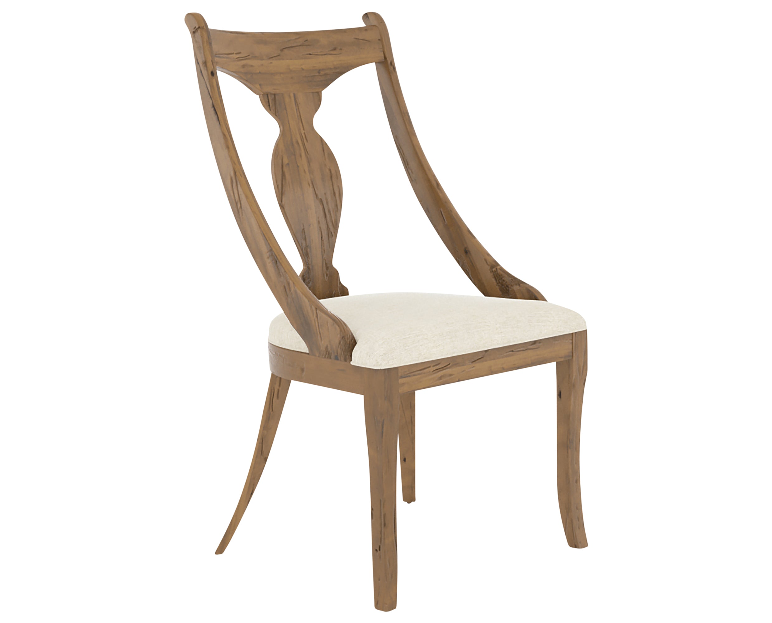 Oak Washed & Fabric TW | Canadel Champlain Dining Chair 5161 | Valley Ridge Furniture