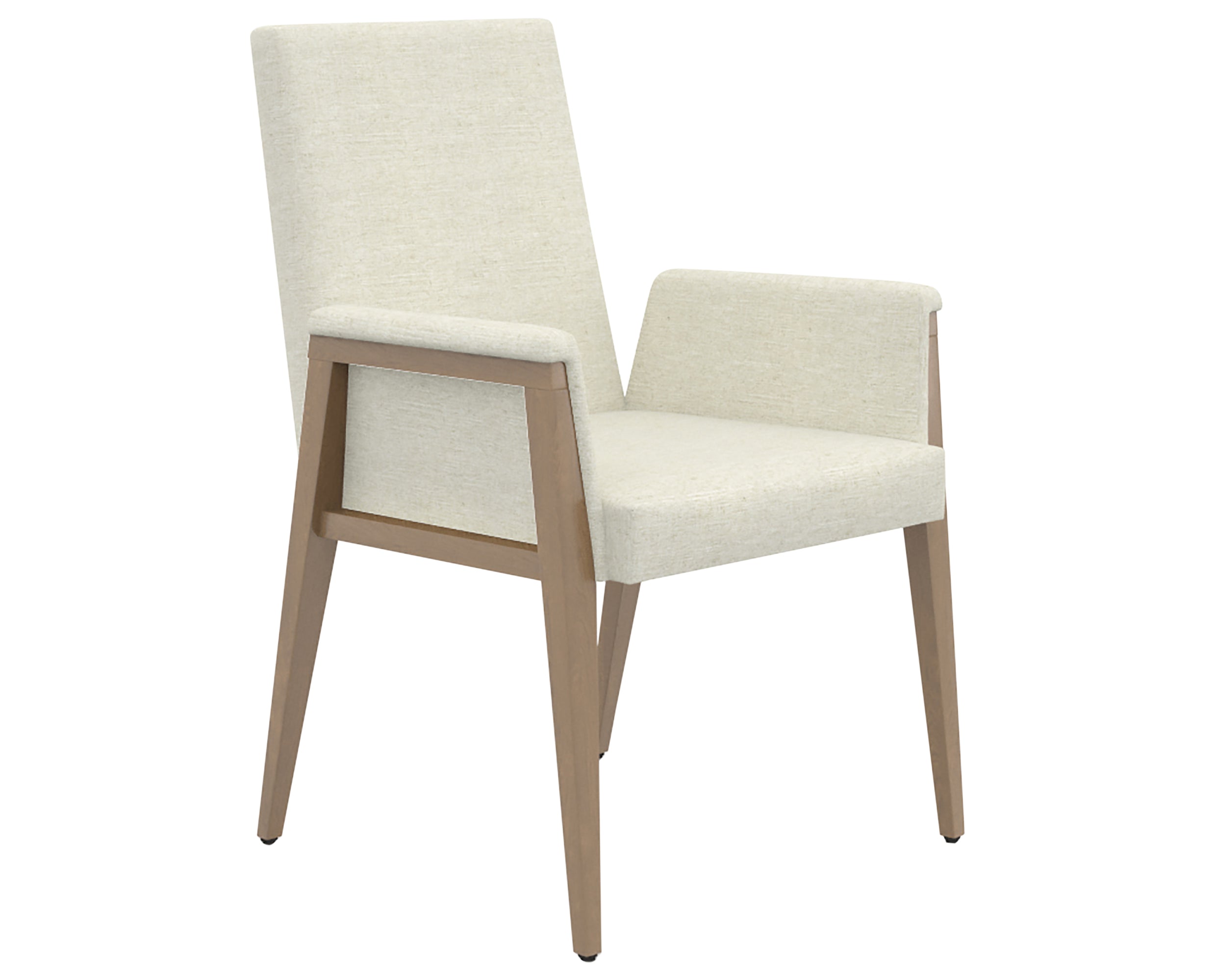 Pecan Washed &amp; Fabric TW | Canadel Modern Dining Chair 5177 | Valley Ridge Furniture