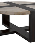 Peppercorn Washed | Canadel Loft Coffee Table 4242 - Round | Valley Ridge Furniture