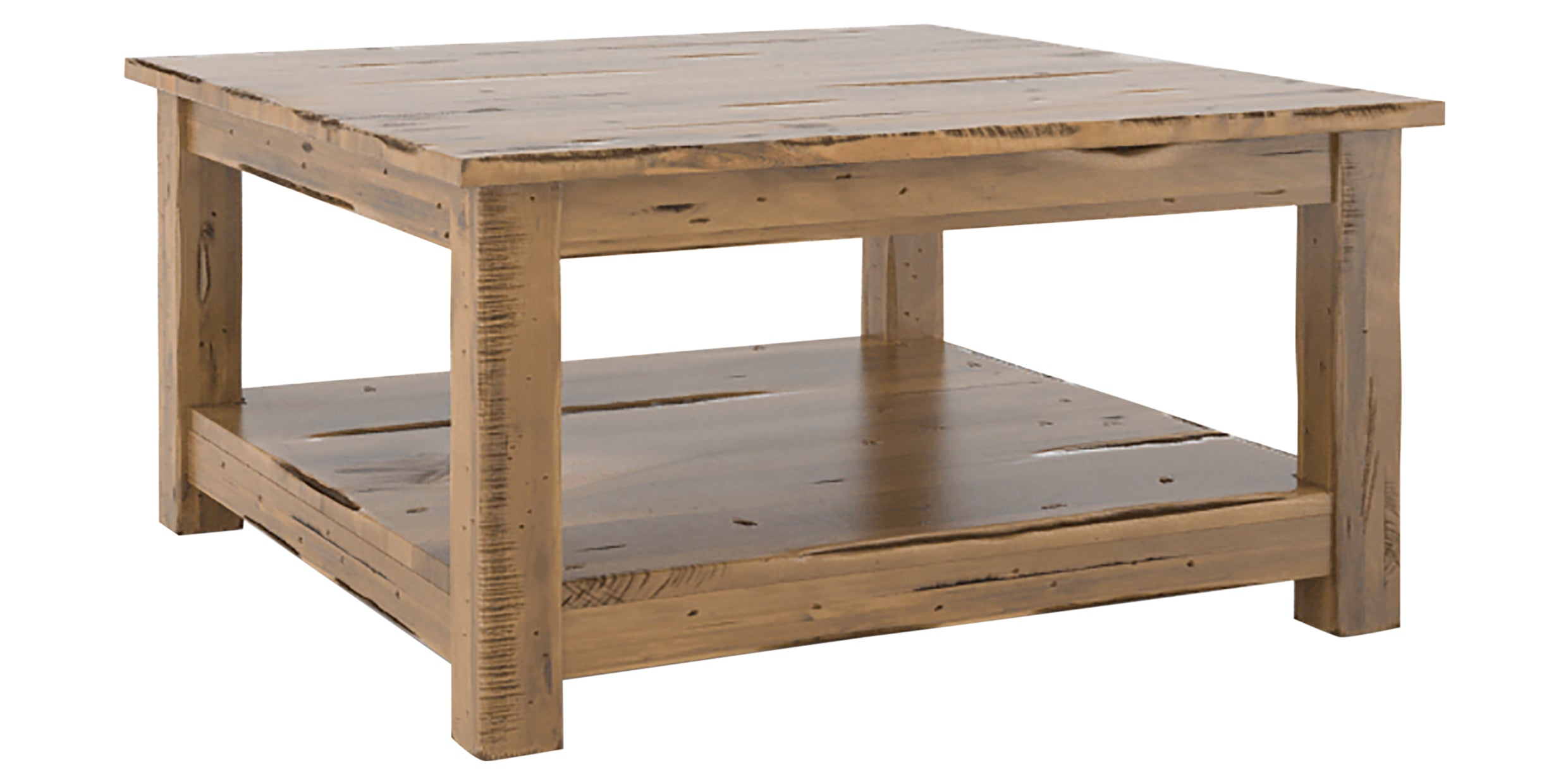 Oak Washed with HJ Legs | Canadel Champlain Coffee Table 3636 | Valley Ridge Furniture