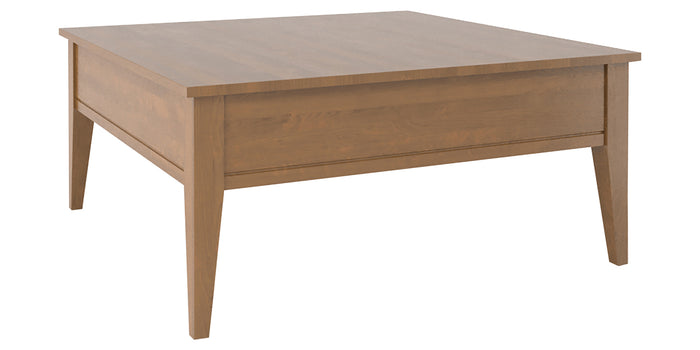 Oak Washed | Canadel Living Coffee Table 4040 Fixed | Valley Ridge Furniture