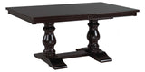 Table as Shown | Cardinal Woodcraft Charlestown Dining Table | Valley Ridge Furniture