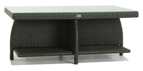 Coffee Table w/Clear Glass | Ratana Palm Harbor Collection | Valley Ridge Furniture