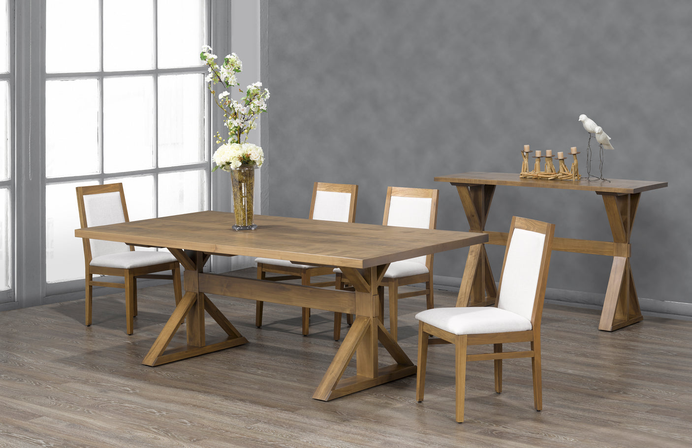 Chair as Shown | Cardinal Woodcraft Monas Dining Chair | Valley Ridge Furniture