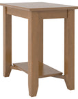 Oak Washed | Canadel Living End Table 2416 - EJ Legs | Valley Ridge Furniture
